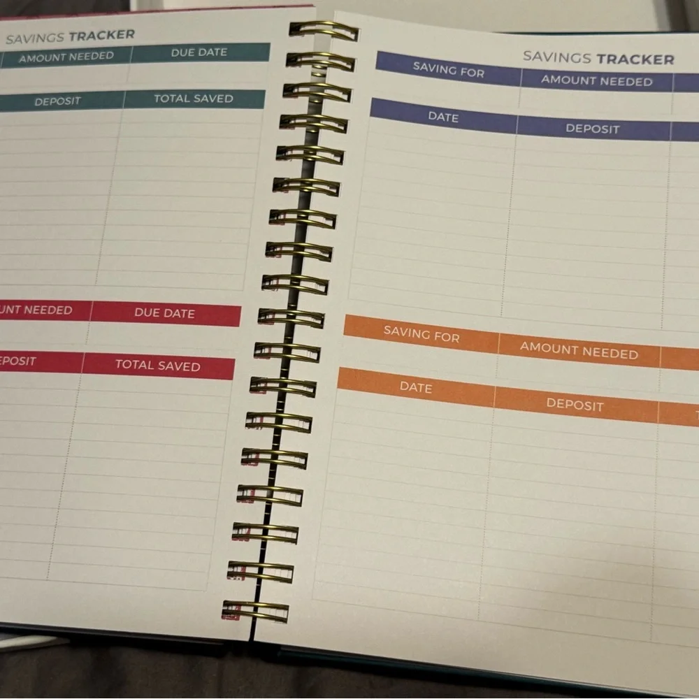 Clever Fox Budget Planner & Monthly Bill Organizer Expense Tracker Teal Green